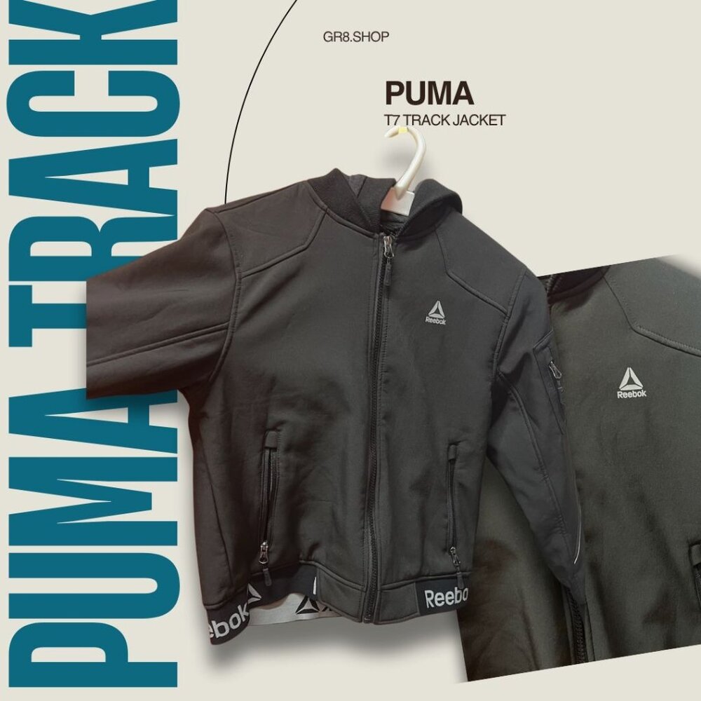 Puma Womens Black Track Jacket With Full Zip & Dry Cell Technology Size M